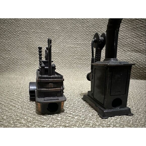 VTG Die Cast Mini Steamboat Paddle Boat and Wood Stove Pencil Sharpeners - Picture 7 of 12